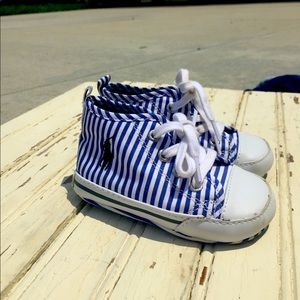 Ralph Lauren POLO boy baby shoes very gently used